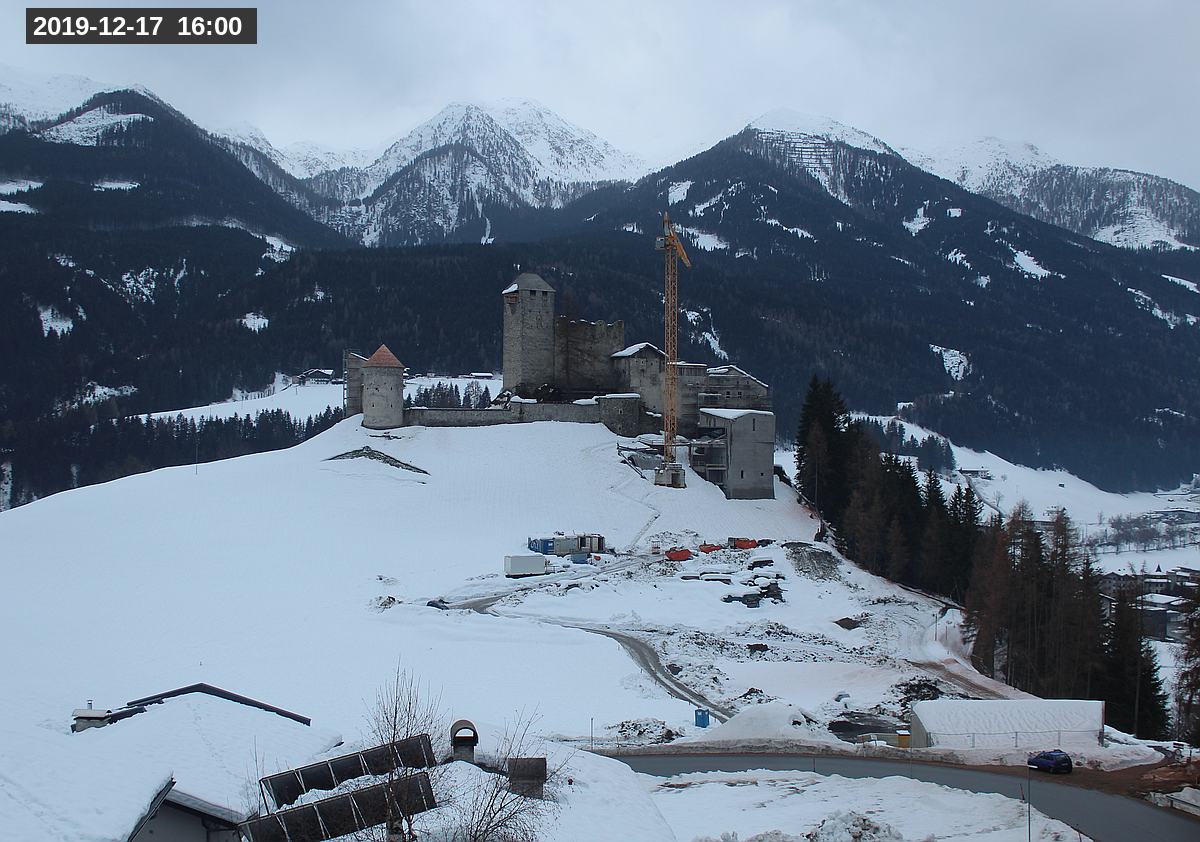 Webcam Burg Heinfels, 2019-12-17 16:00 Uhr