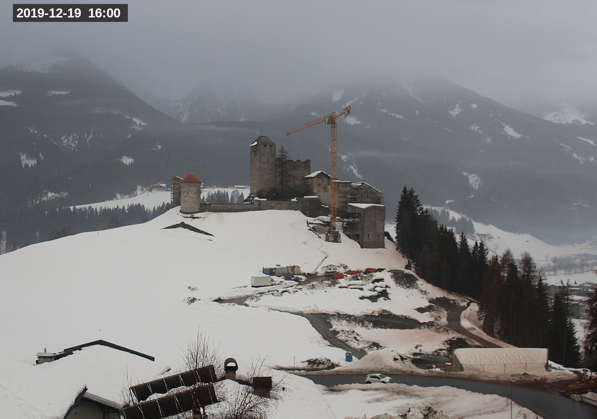 Webcam Burg Heinfels, 2019-12-19 16:00 Uhr