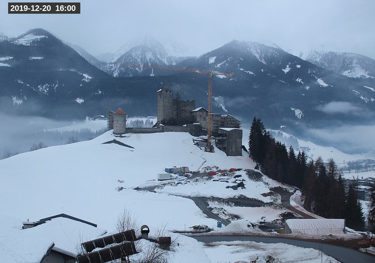 Webcam Burg Heinfels, 2019-12-20 16:00 Uhr