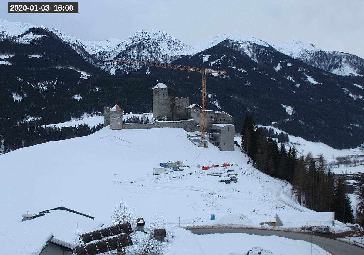 Webcam Burg Heinfels, 2020-01-03 16:00 Uhr
