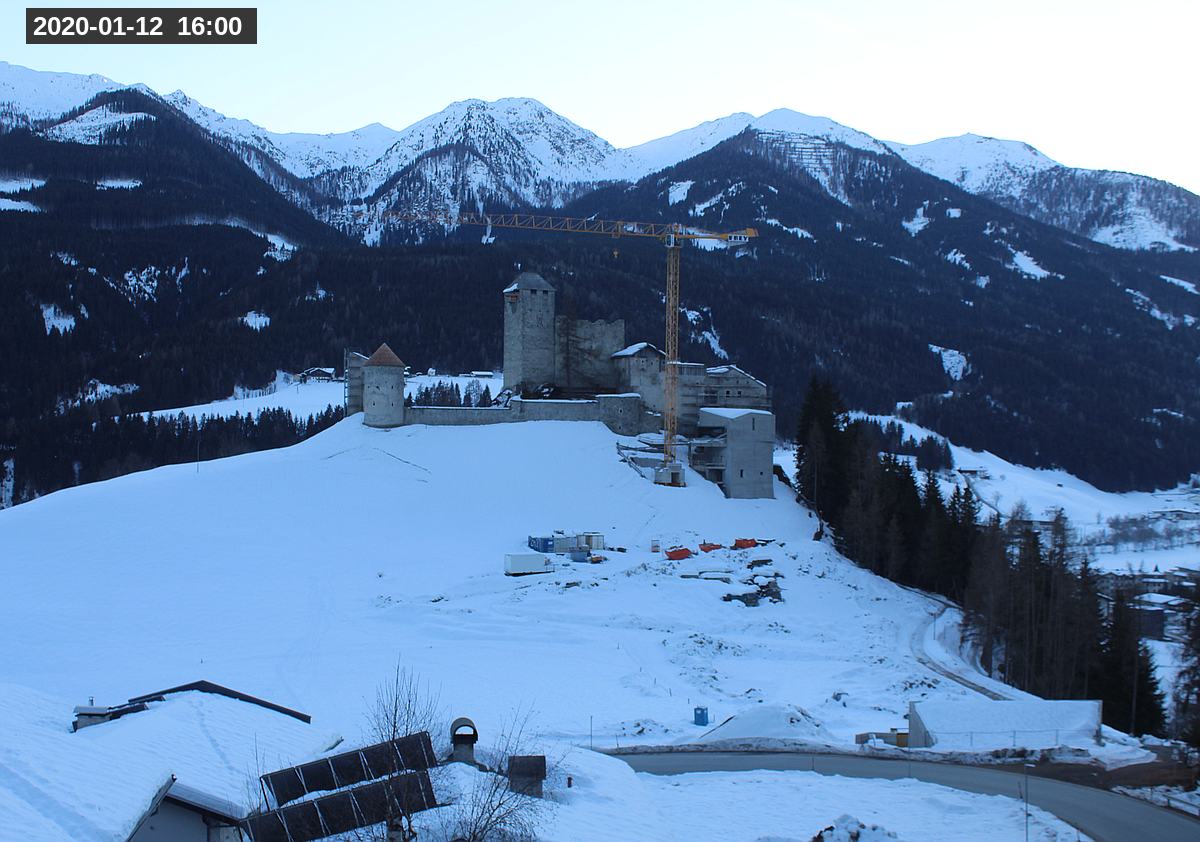 Webcam Burg Heinfels, 2020-01-12 16:00 Uhr