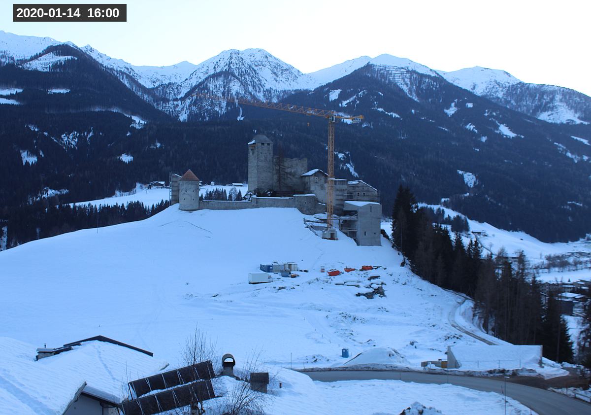 Webcam Burg Heinfels, 2020-01-14 16:00 Uhr