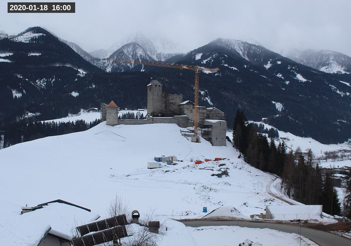 Webcam Burg Heinfels, 2020-01-18 16:00 Uhr