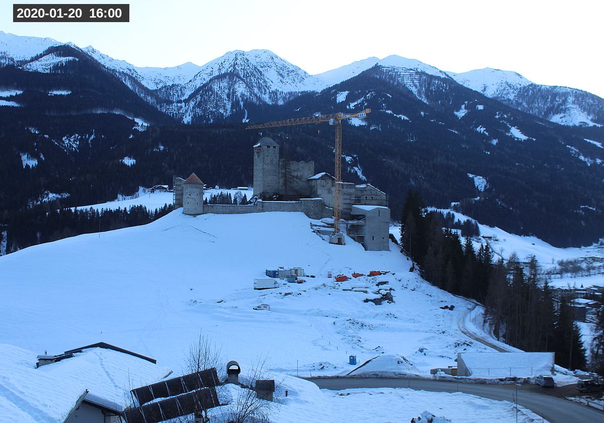 Webcam Burg Heinfels, 2020-01-20 16:00 Uhr