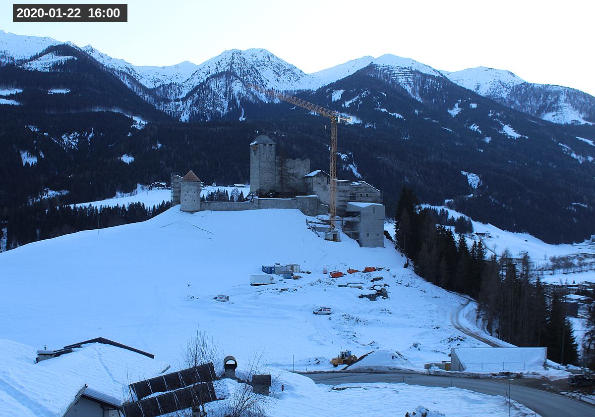 Webcam Burg Heinfels, 2020-01-22 16:00 Uhr