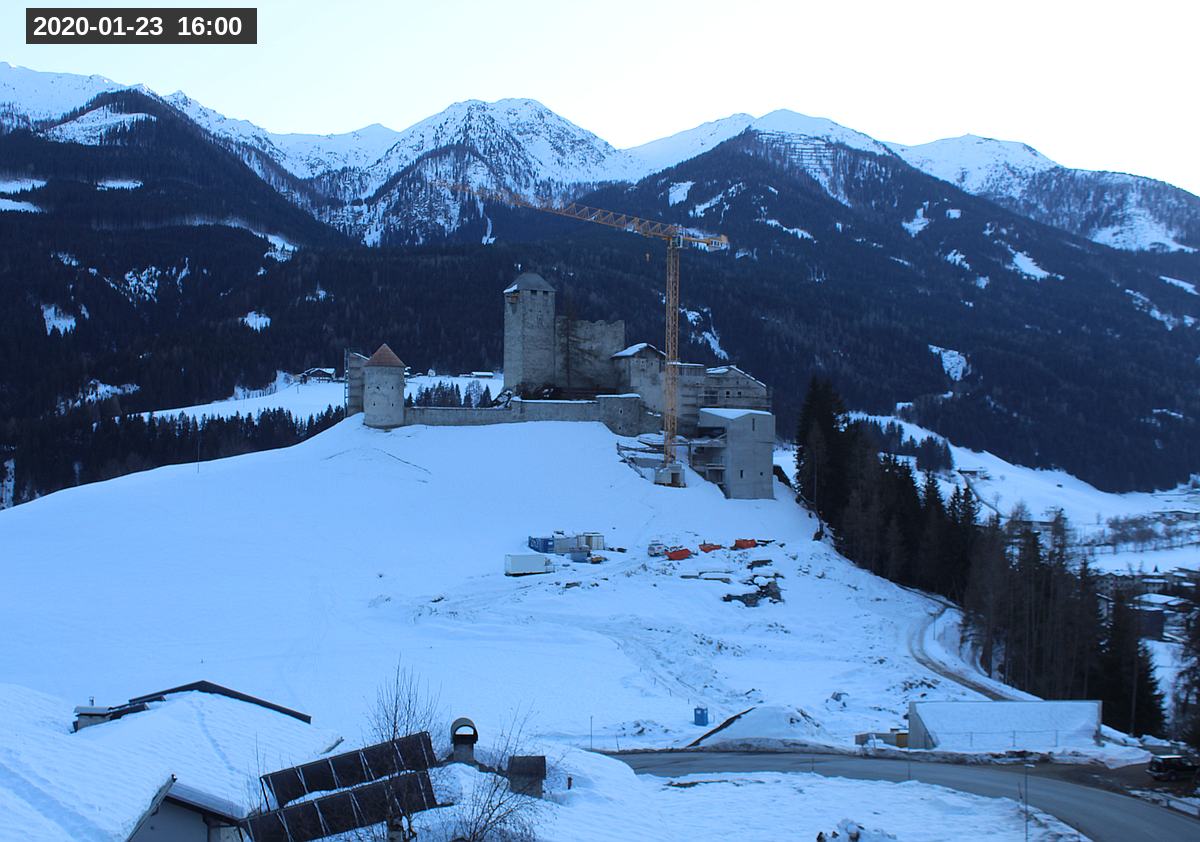 Webcam Burg Heinfels, 2020-01-23 16:00 Uhr