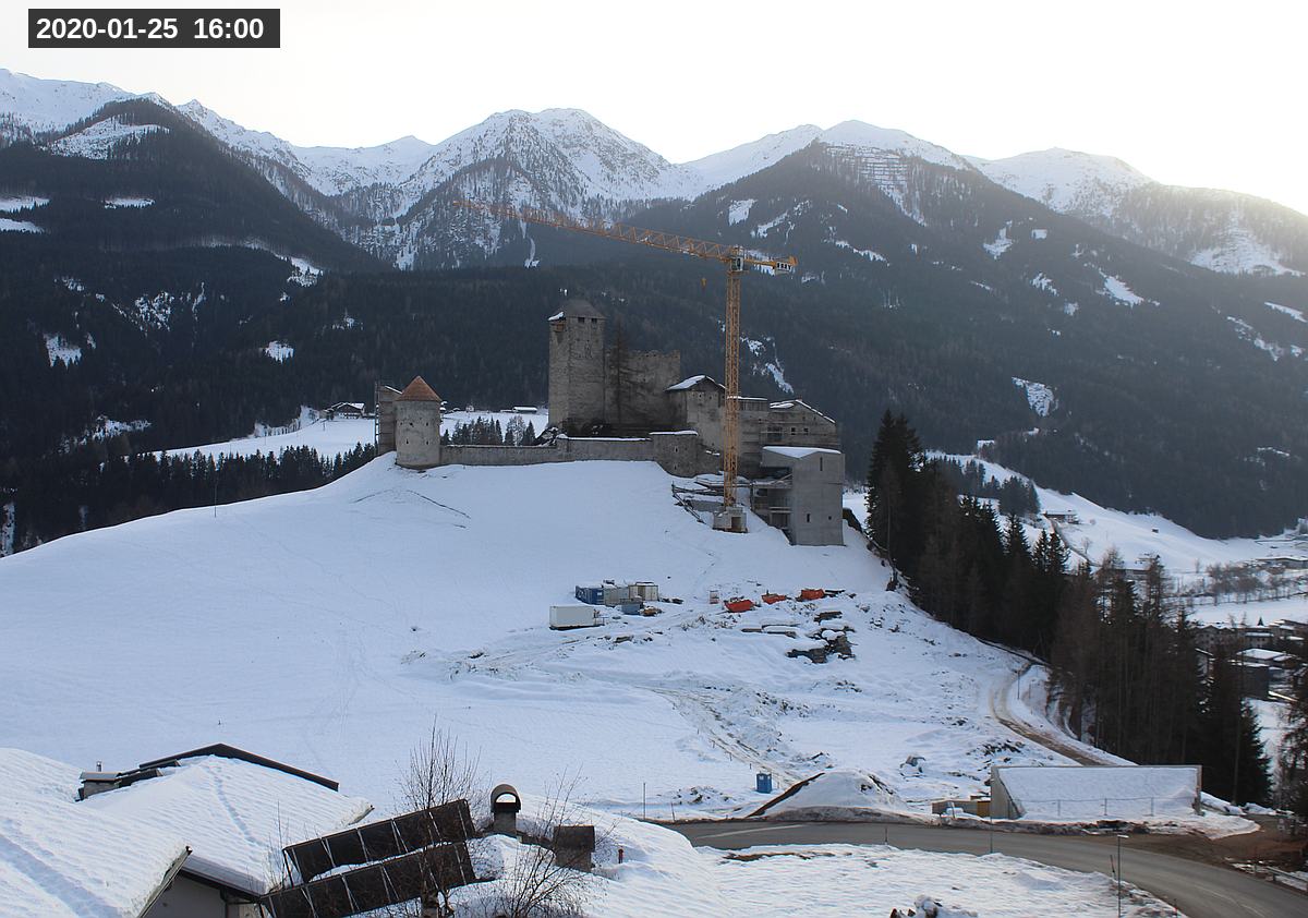 Webcam Burg Heinfels, 2020-01-25 16:00 Uhr