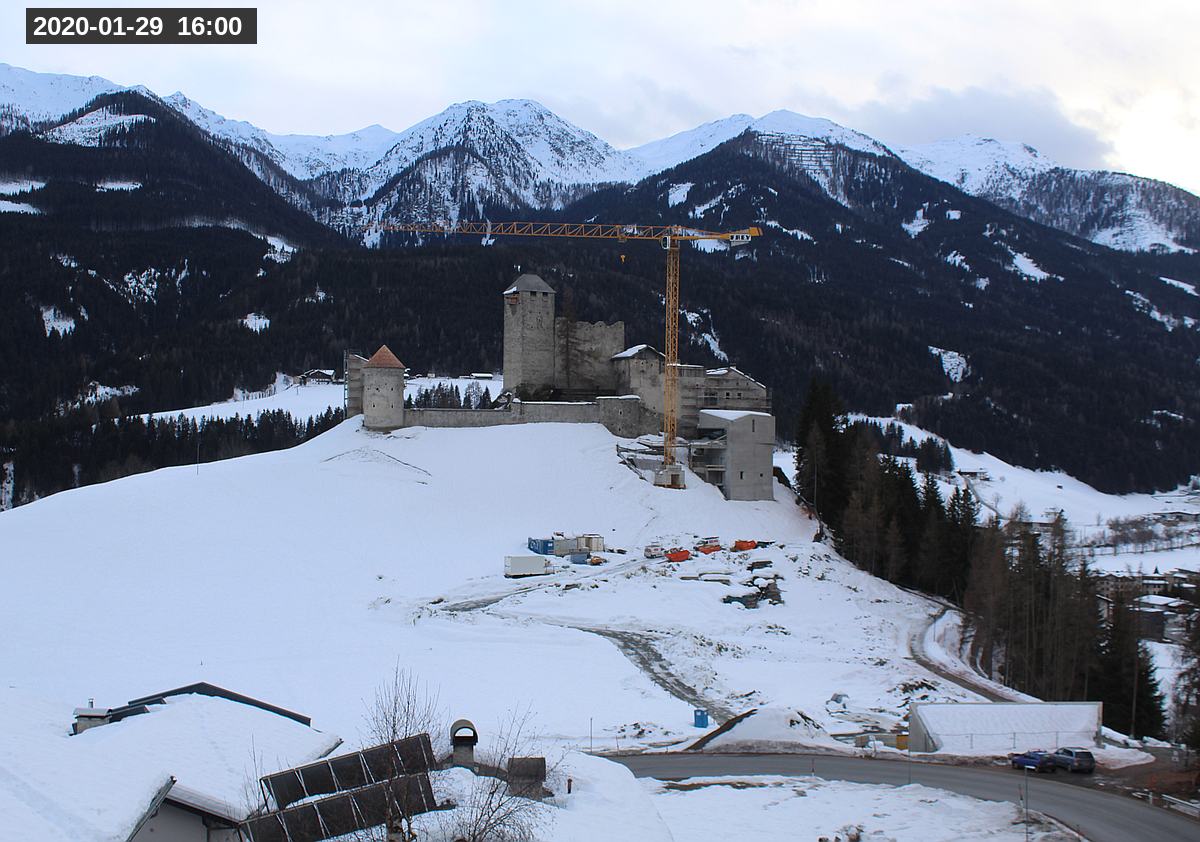 Webcam Burg Heinfels, 2020-01-29 16:00 Uhr