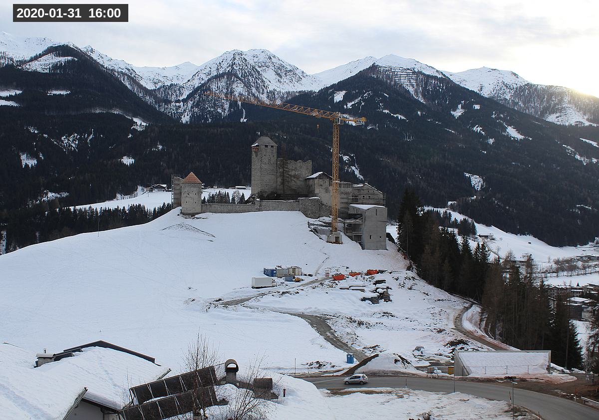 Webcam Burg Heinfels, 2020-01-31 16:00 Uhr