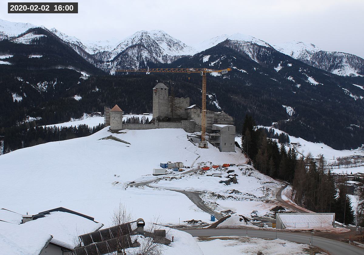 Webcam Burg Heinfels, 2020-02-02 16:00 Uhr