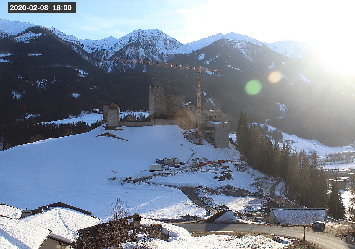 Webcam Burg Heinfels, 2020-02-08 16:00 Uhr
