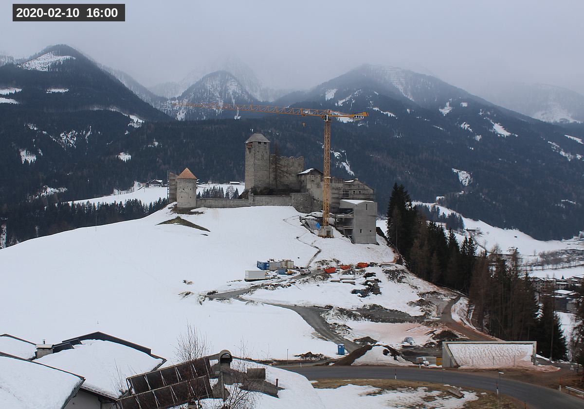 Webcam Burg Heinfels, 2020-02-10 16:00 Uhr