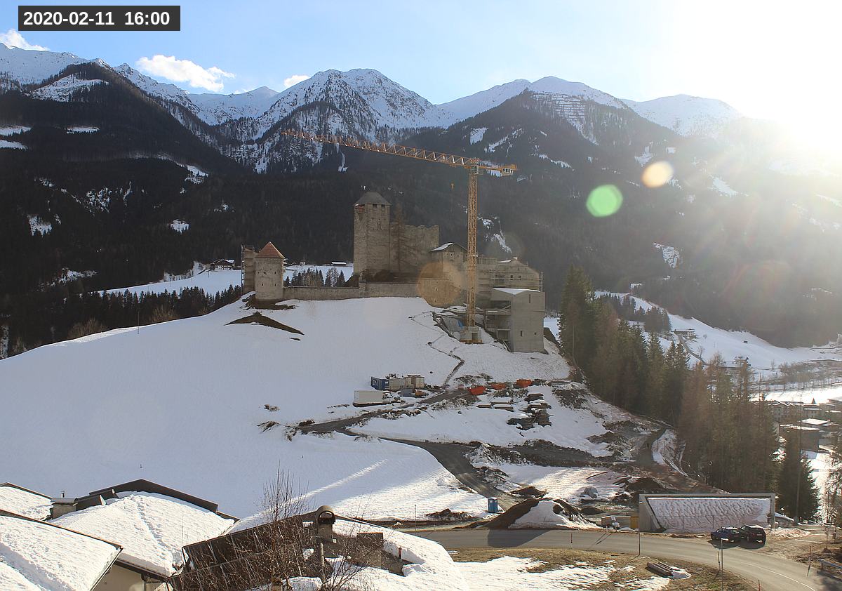 Webcam Burg Heinfels, 2020-02-11 16:00 Uhr
