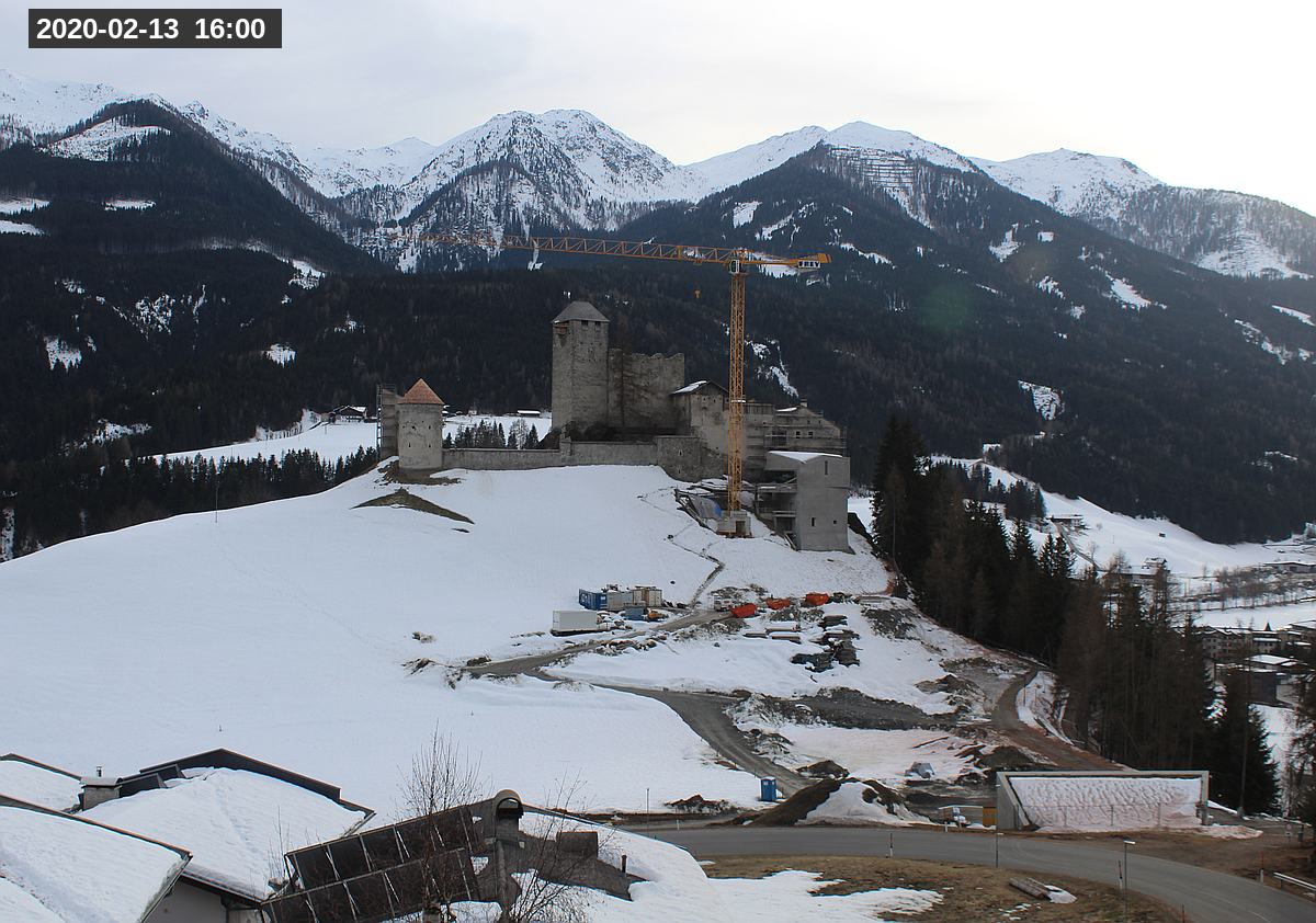 Webcam Burg Heinfels, 2020-02-13 16:00 Uhr