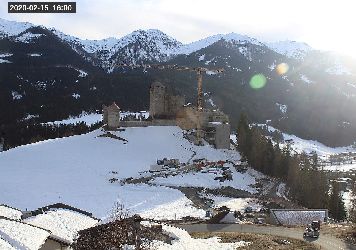 Webcam Burg Heinfels, 2020-02-15 16:00 Uhr
