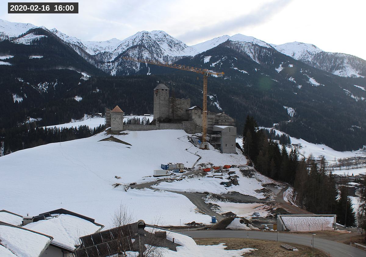 Webcam Burg Heinfels, 2020-02-16 16:00 Uhr