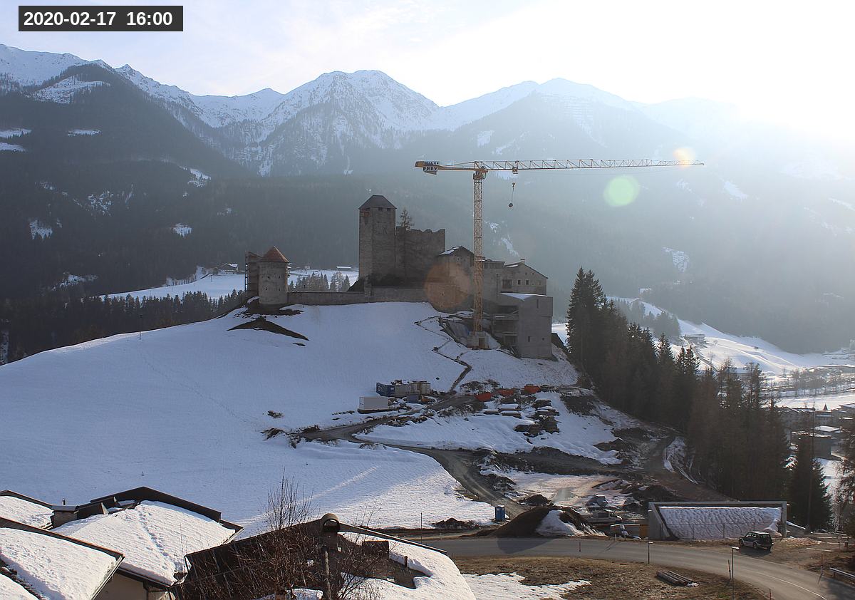 Webcam Burg Heinfels, 2020-02-17 16:00 Uhr