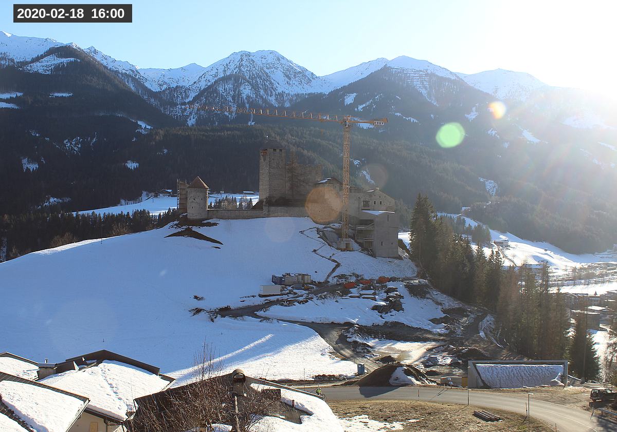 Webcam Burg Heinfels, 2020-02-18 16:00 Uhr