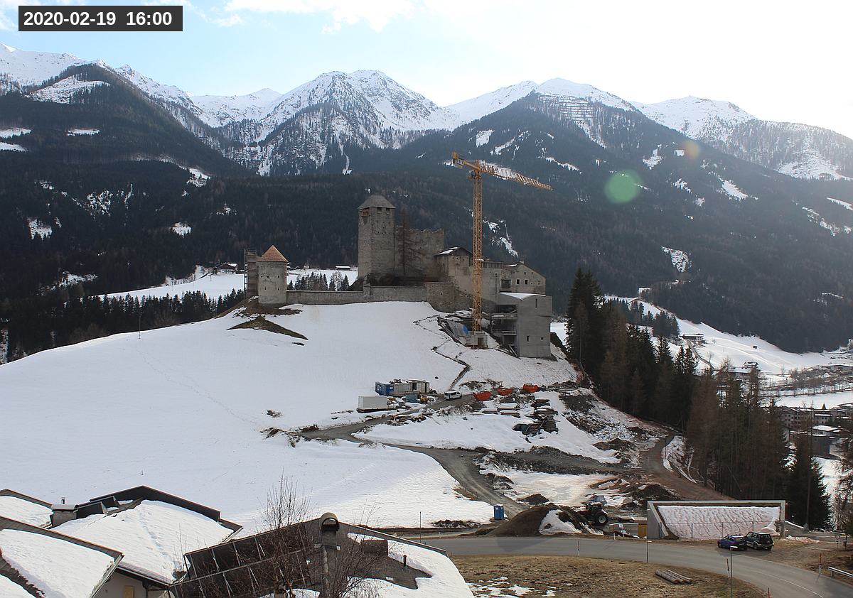 Webcam Burg Heinfels, 2020-02-19 16:00 Uhr