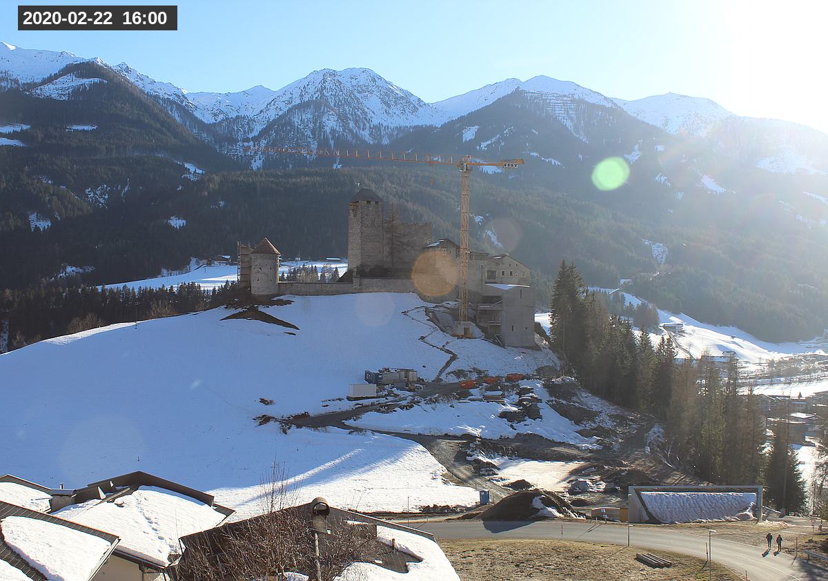 Webcam Burg Heinfels, 2020-02-22 16:00 Uhr