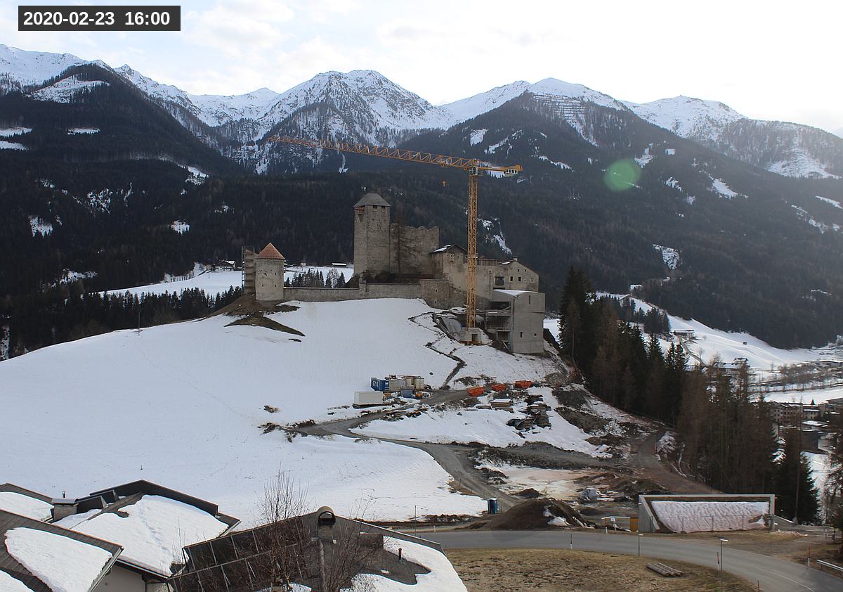 Webcam Burg Heinfels, 2020-02-23 16:00 Uhr