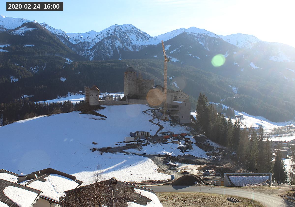 Webcam Burg Heinfels, 2020-02-24 16:00 Uhr