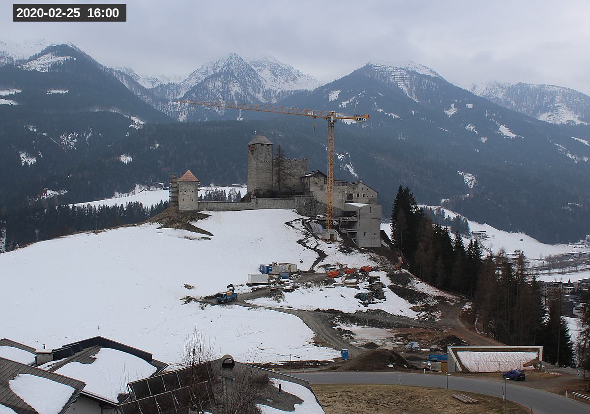 Webcam Burg Heinfels, 2020-02-25 16:00 Uhr
