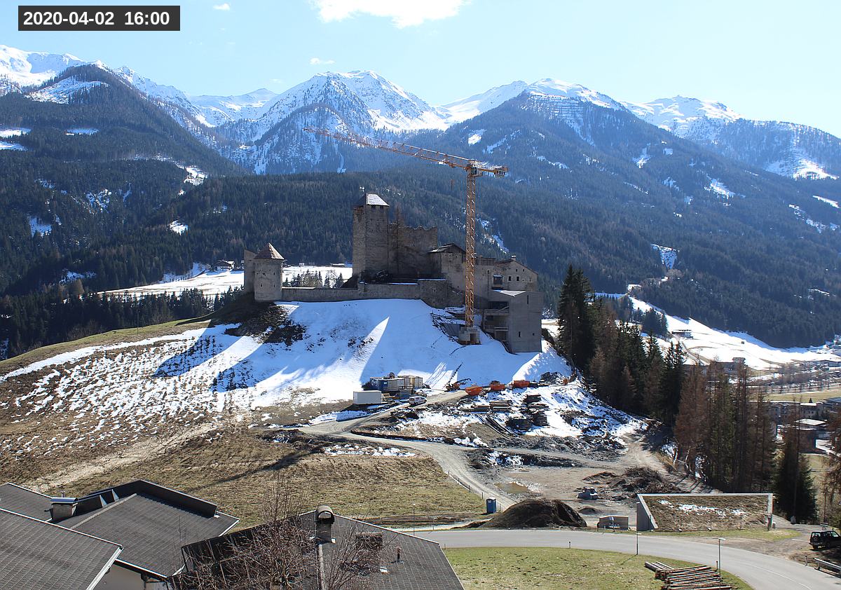 Webcam Burg Heinfels, 2020-04-02 16:00 Uhr