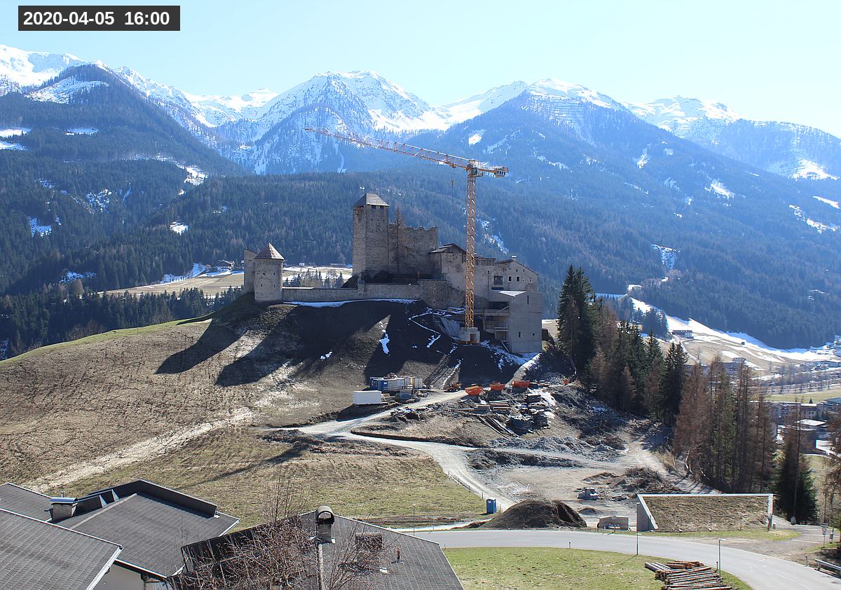 Webcam Burg Heinfels, 2020-04-05 16:00 Uhr
