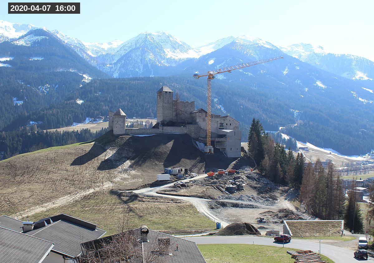 Webcam Burg Heinfels, 2020-04-07 16:00 Uhr