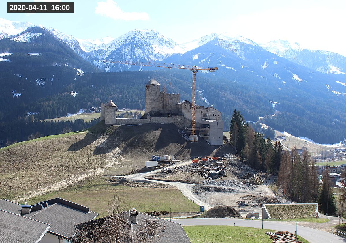 Webcam Burg Heinfels, 2020-04-11 16:00 Uhr