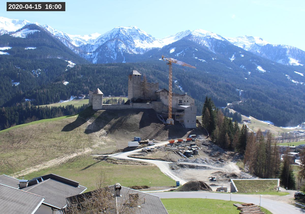 Webcam Burg Heinfels, 2020-04-15 16:00 Uhr