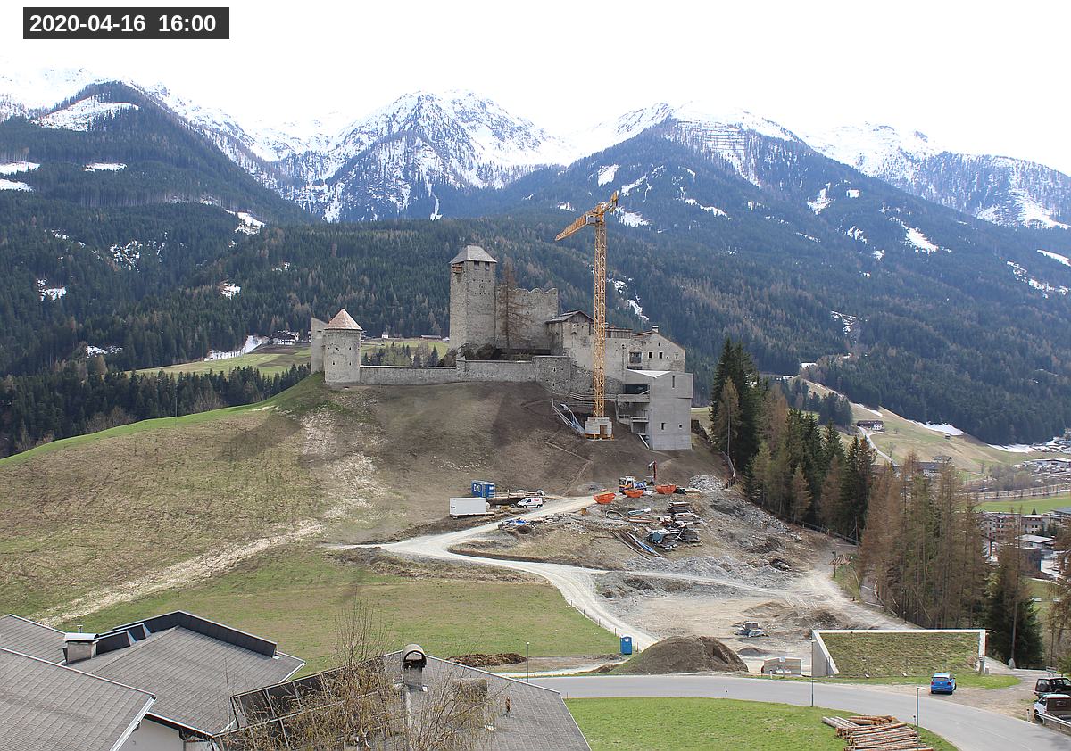 Webcam Burg Heinfels, 2020-04-16 16:00 Uhr