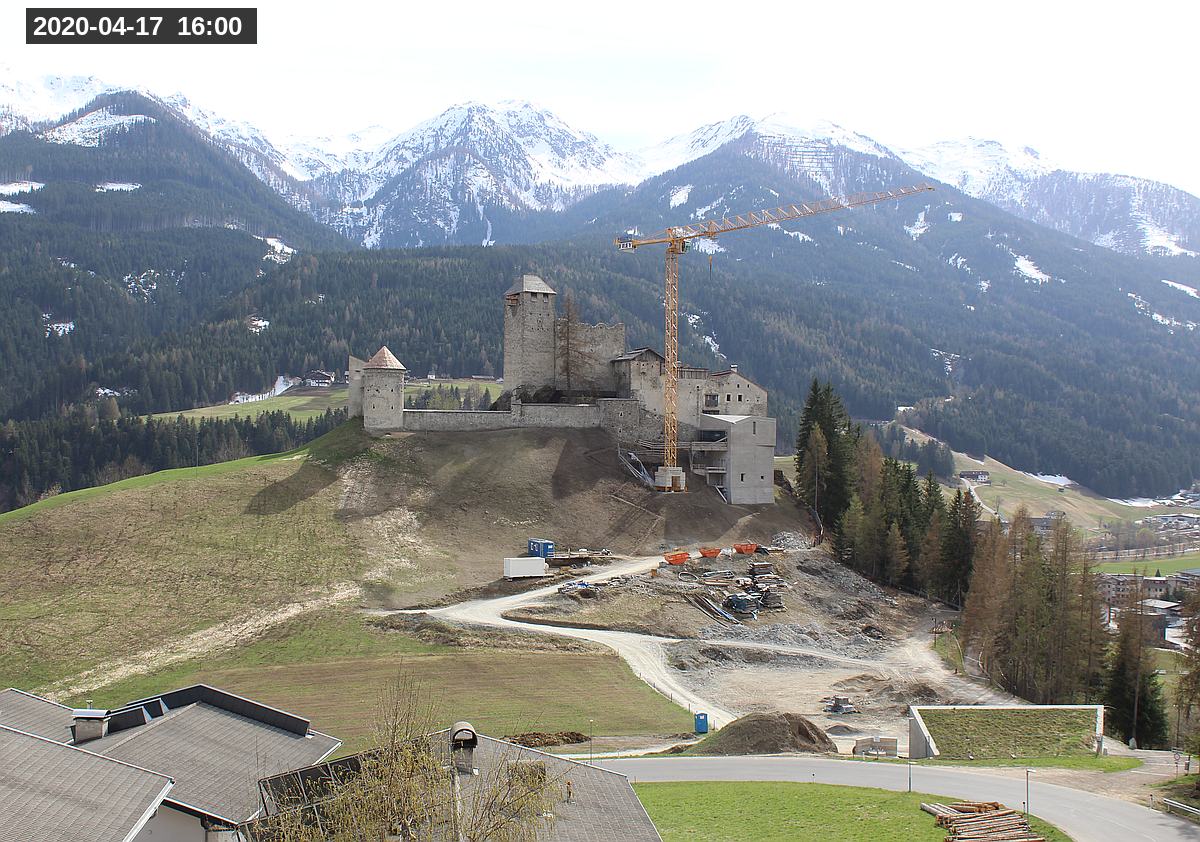 Webcam Burg Heinfels, 2020-04-17 16:00 Uhr