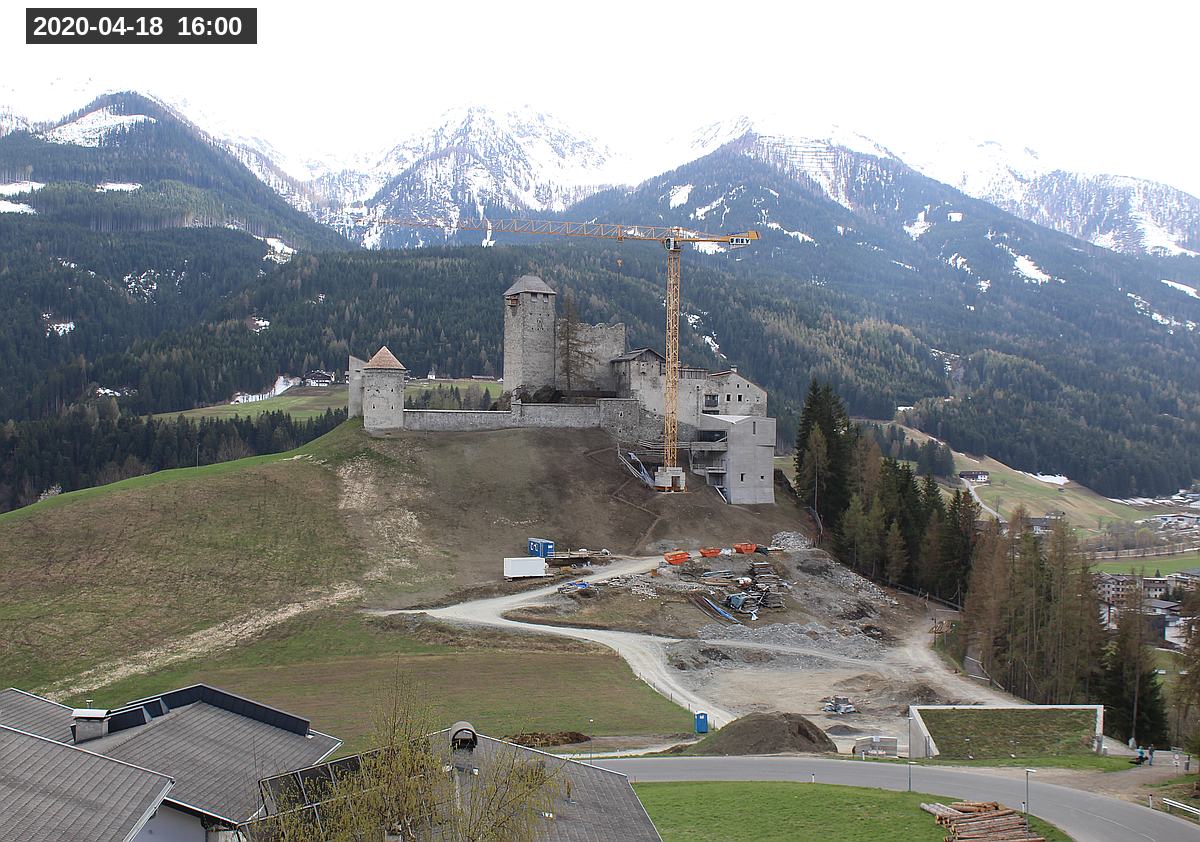 Webcam Burg Heinfels, 2020-04-18 16:00 Uhr