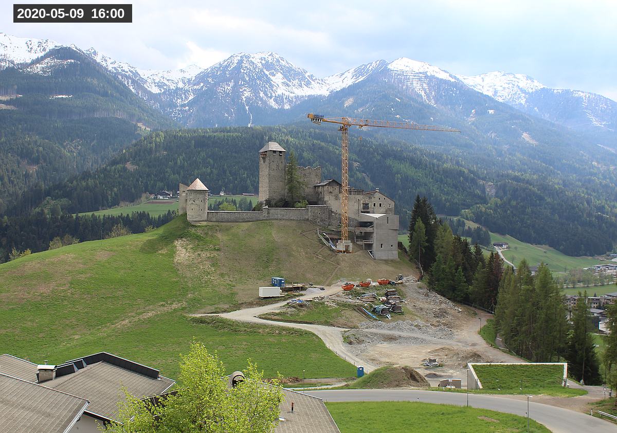 Webcam Burg Heinfels, 2020-05-09 16:00 Uhr