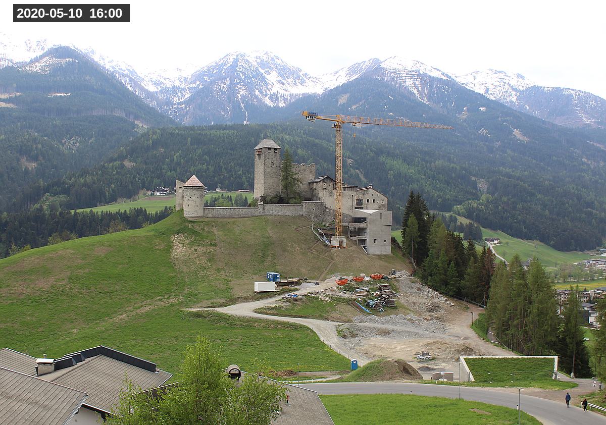 Webcam Burg Heinfels, 2020-05-10 16:00 Uhr