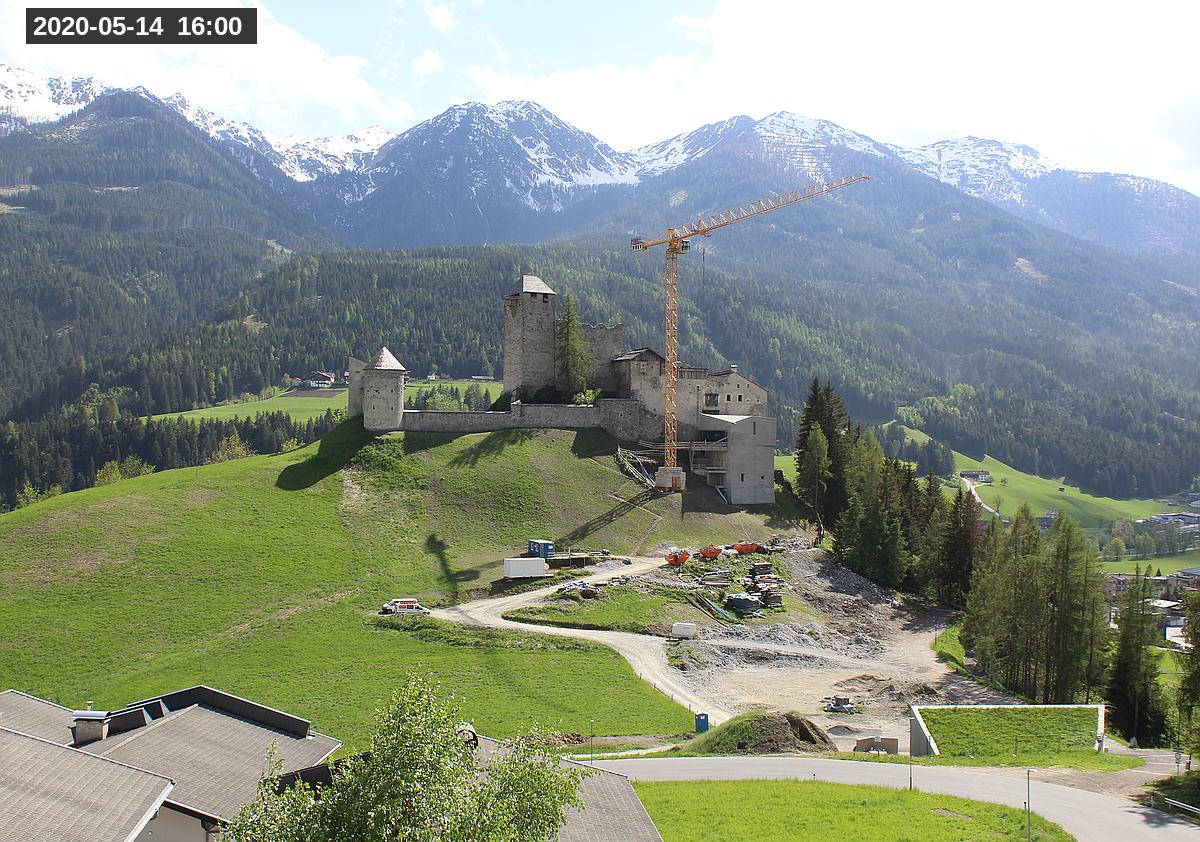 Webcam Burg Heinfels, 2020-05-14 16:00 Uhr