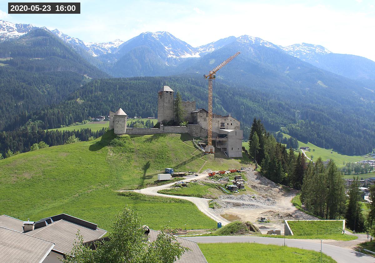Webcam Burg Heinfels, 2020-05-23 16:00 Uhr