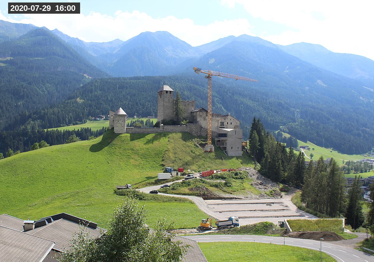 Webcam Burg Heinfels, 2020-07-29 16:00 Uhr