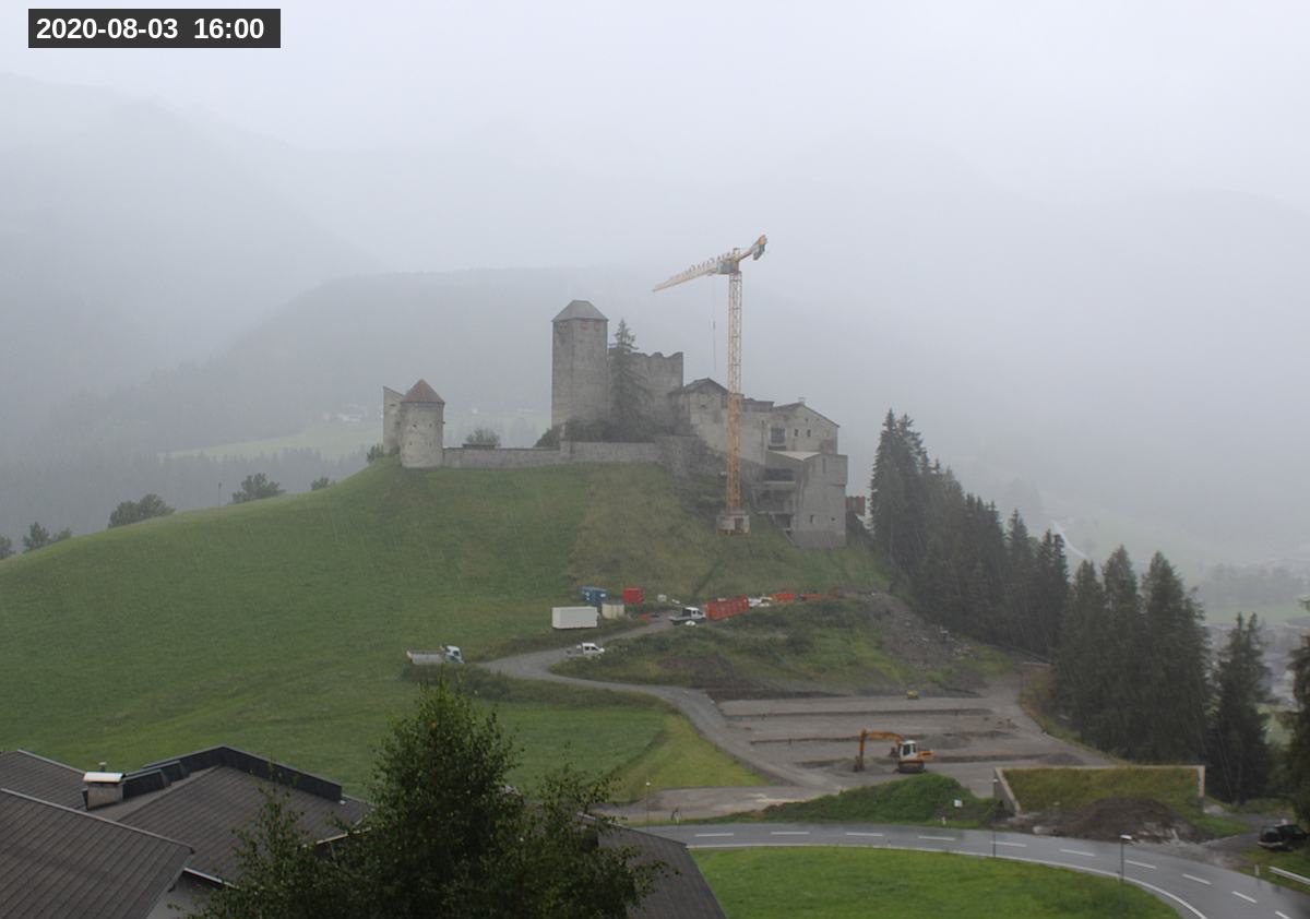 Webcam Burg Heinfels, 2020-08-03 16:00 Uhr