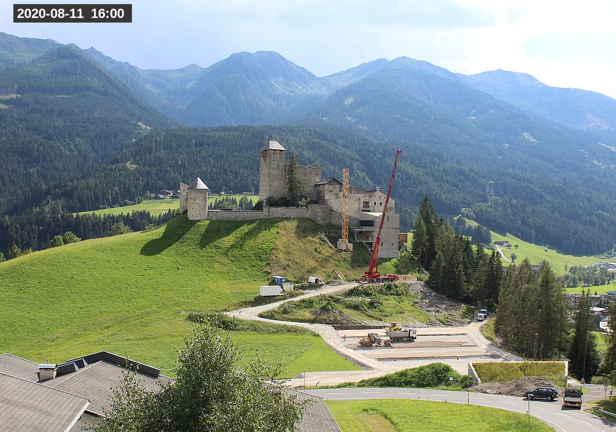 Webcam Burg Heinfels, 2020-08-11 16:00 Uhr