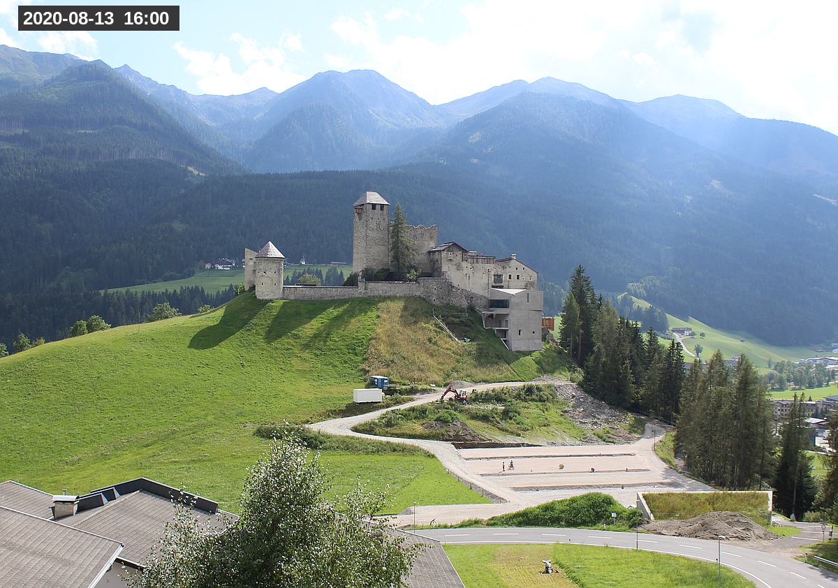 Webcam Burg Heinfels, 2020-08-13 16:00 Uhr