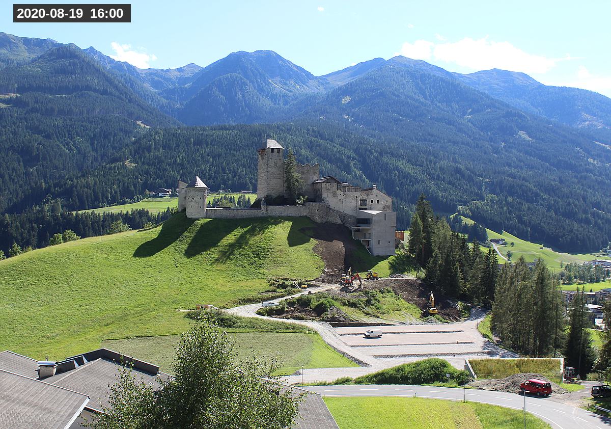Webcam Burg Heinfels, 2020-08-19 16:00 Uhr