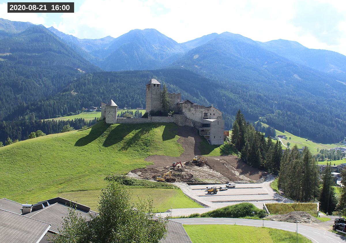 Webcam Burg Heinfels, 2020-08-21 16:00 Uhr