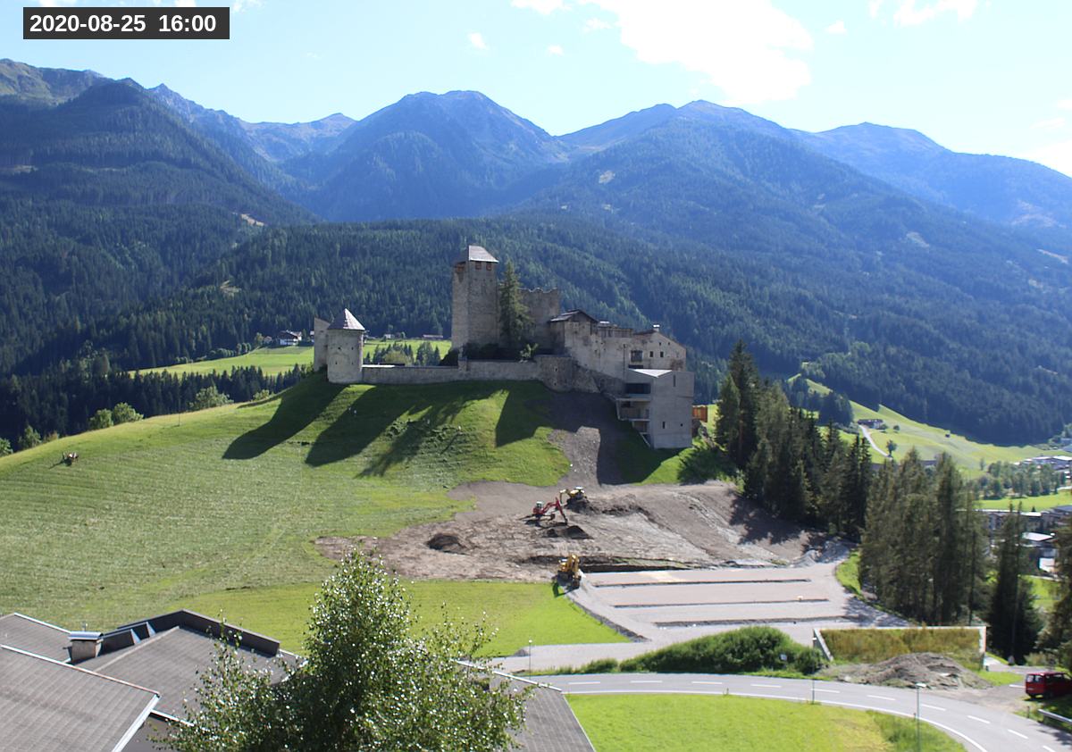 Webcam Burg Heinfels, 2020-08-25 16:00 Uhr