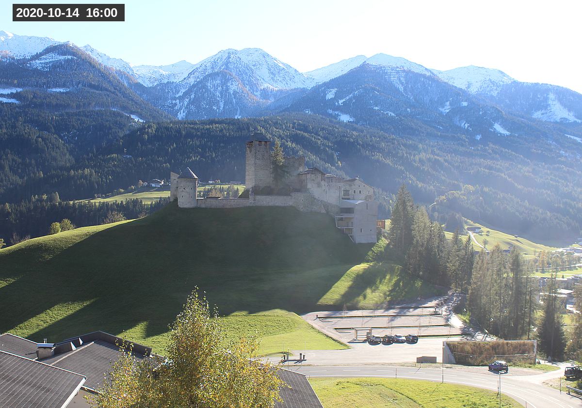 Webcam Burg Heinfels, 2020-10-14 16:00 Uhr