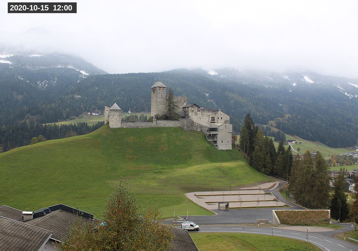 Webcam Burg Heinfels, 2020-10-15 12:00 Uhr