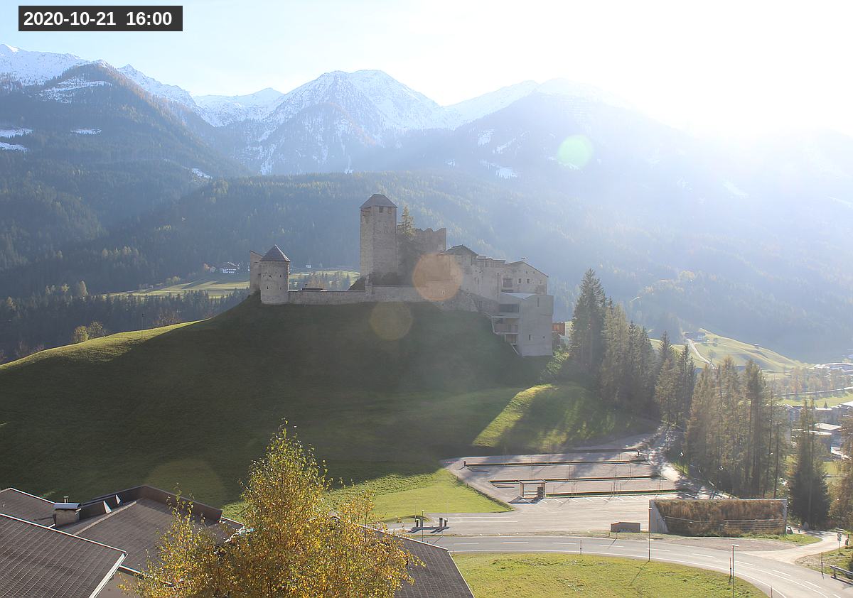 Webcam Burg Heinfels, 2020-10-21 16:00 Uhr