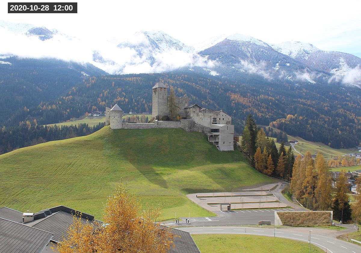 Webcam Burg Heinfels, 2020-10-28 12:00 Uhr